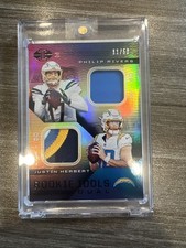 2020 Panini Illusions-Rookie Idols Dual Memorabilia Herbert/Rivers #RI-4 /50 picture