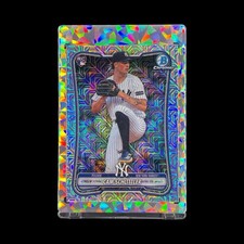 CAM SCHLITTLER ROOKIE SILVER MOJO REFRACTOR 2026 Bowman Chrome Parallel Card picture