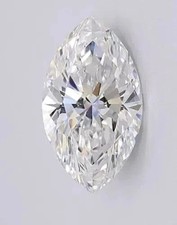 0.43 Cts MARQUISE Cut IGI Certified Lab Grown CVD Diamond D Color VS2 Clarity picture