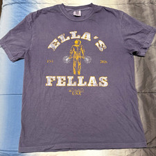 AUTHENTIC Ella Langley Ella’s Fellas Comfort Colors Auburn Dandelion Tour Shirt picture