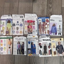 37 Sewing Patterns LOT MOSTLY UNCUT Vogue McCalls Simplicity Butterick Kwik Sew picture
