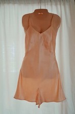 1930s 40s Vintage Barbizon Step in Teddy Silk Babydoll Satin Gartiere Deadstock picture