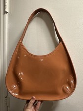 GENUINE Coachtopia Womens Shiny Brown Handbag. EXCELLENT condition. picture