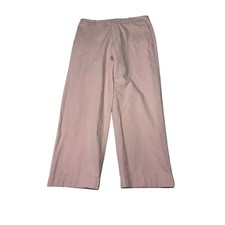 NWT Vince Washed Cotton Crop Pant Rose Pearl Pink Casual Preppy WomenS 10 33X27 picture