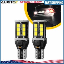 AUXITO CANBUS 921 912 T15 LED Back up Reverse Light Bulb 6500K Super White 2-20X picture