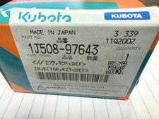 Genuine Kubota 1J508-97643, 1J508-97641 DEF Injector Kit picture