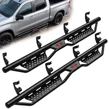 6 Running Boards for 2019-2026 Chevy Silverado 1500 Crew Cab Side Step Bars Red picture