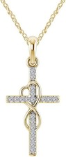 Cross Necklace Classic Infinity Sign Cross Infinity Pendant Necklace Jewellery picture
