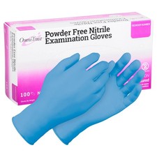 OmniTrust Nitrile Powder Free Examination Gloves, Small, 10 box / case picture
