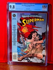 The Death of Superman #nn DC Comics  TPB CGC 9.8 NM/MT White Pages 1st Printing picture