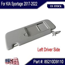 For 2017-21 KIA Sportage 85210D9110ED Grey Left Driver Sun Visor Mirror Sunvisor picture