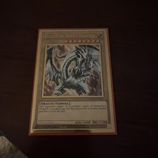 Yugioh Blue-Eyes White Dragon 1st Edition Premium Gold Rare MGED-EN001 NM picture