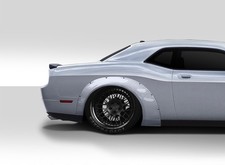 For 2008-2023 Challenger Duraflex Novara Wide Body Rear Fender Flares - 2 Piece picture