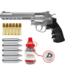 Crosman SR357 .177 Cal Air Pistol CO2 BB Gun Full Metal + BBs & 5 CO2 (CRVL357S) picture