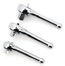 3PC STUBBY PRO RATCHET SET 1/4