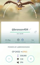 Pokemon G0✨ Level 50 Shiny Staraptor✨1M SD✨3 Skills picture