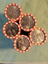 Lot of 5 2026-P Semiquincentennial Mayflower Uncirculated Quarter Rolls, 5 rolls picture