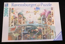 RAVENSBURGER 2000 pc puzzle IF FISH COULD WALK by DEMELSA HAUGHTON - BRAND NEW picture