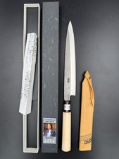 Teruyasu Fujiwara Nashiji Yanagiba 210mm Shirogami 1 Stainless Clad Knife Box Ne picture
