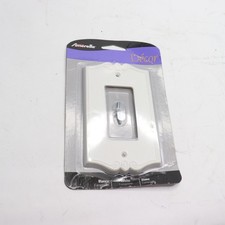 AMERELLE Charleston 1 Gang Rocker Composite Wall Plate - White picture
