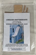 Carolina Craftsman Zip Kit - Reversible Stairway Tarpaper HO Scale OOP picture