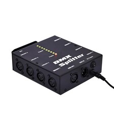 8 Way Isolated DMX Splitter Amplifier 3Pin Signal Distributor Stage DJ Lights picture