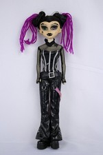2004 Bleeding Edge Goths Doll Hypnotica Purple Series 4 Begoth Rare Variant picture