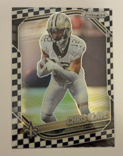 Panini 2025 Prizm Football Chris Olave Saints #192 Black & White Checker Prizm picture