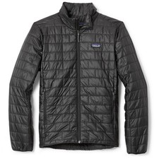 Patagoni Mens Nano Puff Insulated Jacket Lightweight Black NEW picture