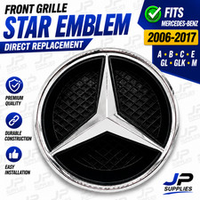 2006-2017 Mercedes-Benz Front Grille Star Emblem Badge w/ Housing A B C E GL GLK picture