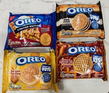 4 Pk Limited Edition Deep fried Oreos, Chicken & Waffles,  Banana Pudding, Apple picture