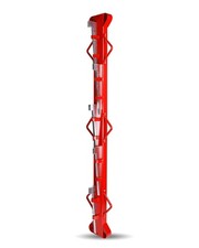 4Ft Woven Wire Fence Stretcher Bar with 5 Wedges, Red Fence Stretcher Tool Steel picture