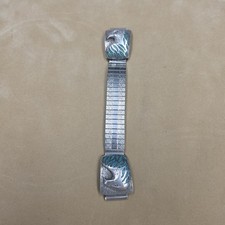 American Watch Band in Sterling Silver and Turquoise - Eagle Decor picture