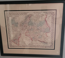 Topographical Atlas Map 1800-1899 Russia, Sweden, Norway, Denmark, Holland picture