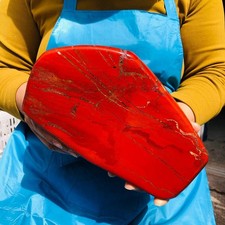 9.85LB Rare Natural Red Jasper Quartz Crystal Mineral Specimen Reiki Decor picture