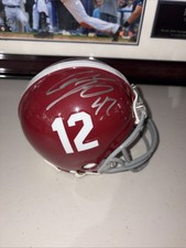 Eddie Lacy Signed Alabama Crimson Tide Mini Helmet Auto Mill Creek COA picture