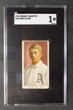 1909-11 T206 - Eddie Collins - HOF - Piedmont 350 - SGC 1 PR picture