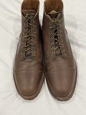Thursday Boot Co Vanguard Natural Wax Roughout NIB 8.5D Horween CXL Limited Run picture