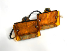 1971-1972 Chevy Nova Amber Parking Lamp Assembly Lens Pair picture