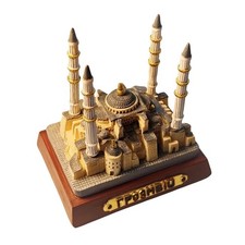 Blue Mosque Istanbul Turkey Landmark Model Figurine Home Resin Table Ornament picture
