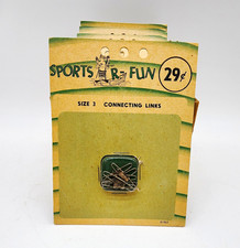 Vintage Sports R-Fun Size 3 Fishing Connecting Links NOS Original 29 Cent Card picture