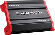 Crunch GP-2000.2 Ground Pounder 2000 Watt 2-Channel Amplifier Car Stereo Amp picture