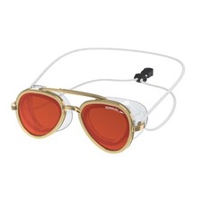 Speedo Unisex-Adult Swim Goggles Sunny G One Size, Mariner Gold/Bronze/Crimson picture