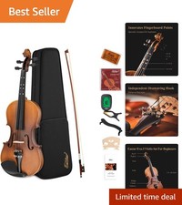 Complete Eastar 1/4 Violin Set with Shoulder Rest & Rosin for Aspiring Musicians picture