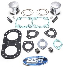 Kawasaki 650 SX X2 TS Jet Mate Piston Gasket Top End Rebuild Kit Std 76mm picture