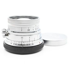 Leica M 5cm 50mm f2 Summicron Lens Collapsible Chrome #698 picture