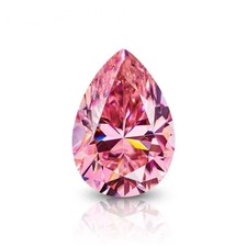 4 Ct Natural Pink Color Pear Cut Loose Lab Grown Diamond Clarity VVS1 Certified picture