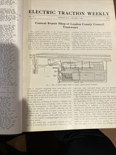 Electric Traction January- December 1910 Volume VI Bound Magazines picture