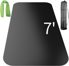 Large Exercise Mat, Equipment Mat,Treadmill Bike Workout Mats for Home Gym Fl... picture