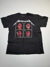 Metallica WorldWired Tour 2017 Concert T-Shirt Mens L Black Wear-Ever I May Roam picture